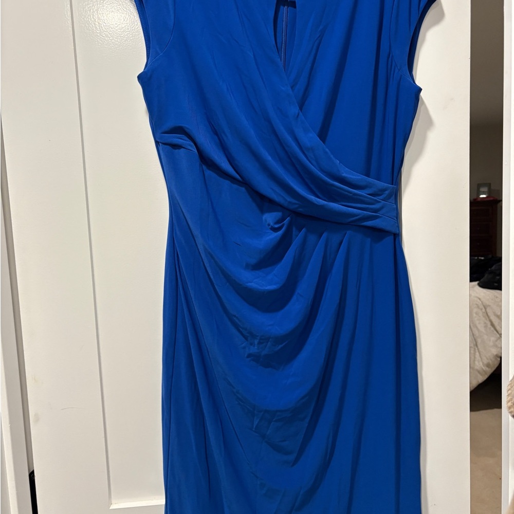 Ralph Lauren Royal Blue Midi Dress